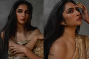 சிம்பிள் லுக்கில் அசத்தும் ருக்மிணி வசந்த் லேட்டஸ்ட் போட்டோ ஷுட்