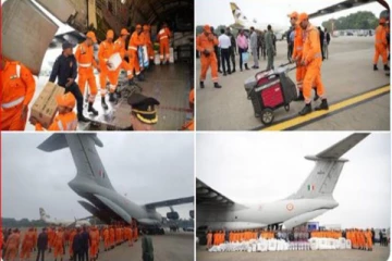 நிவாரணப்பொருட்கள் மற்றும் மீட்பு குழுக்களுடன் மற்றுமொரு இந்திய விமானம் தரையிறங்கியது