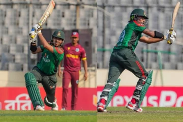 கடைசி 4 ஓவர்களில் 50 ஓட்டங்கள்! சிக்ஸர்களை பறக்கவிட்ட வீரர்..கதி கலங்கிய மே.தீ