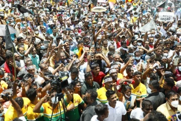 எம்பிலிப்பிட்டியவில் அரசுக்கு எதிராக மாபெரும் போராட்டம் (Photos)
