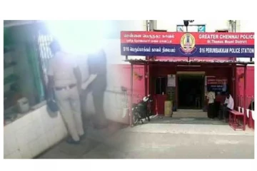 முகக் கவசம் அணியாததால் ஆத்திரம் - கறி கடை ஊழியரை பூட்ஸ் காலால் எட்டி மிதித்து சித்ரவதை செய்த காவலர்!