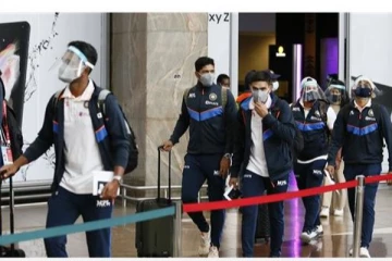 "ஏ பல்லே லக்கா, மெட்ராசுக்கா திருச்சிக்கா.. தென்னாப்பிரிக்கா" - இந்திய அணிக்கு தென்னாப்பிரிக்காவில் உற்சாக வரவேற்பு