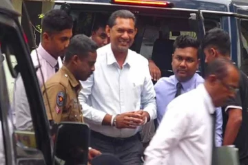 பலத்த பாதுகாப்புடன் நீதிமன்றம் அழைத்து வரப்பட்ட கோட்டாவின் தனிப்பட்ட செயலாளர்