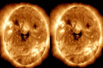 சிரிக்கும் சூரியன்! நாசா வெளியிட்ட வினோத புகைப்படம்