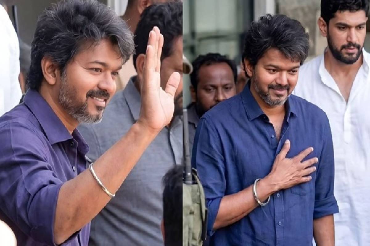 முக்கியமான ஒன்றை கூற வேண்டும்... விஜய் வீட்டு வாசலில் மந்திரம் ஓதிய மூதாட்டி! | Woman Who Recited Mantras At Vijay S Doorstep