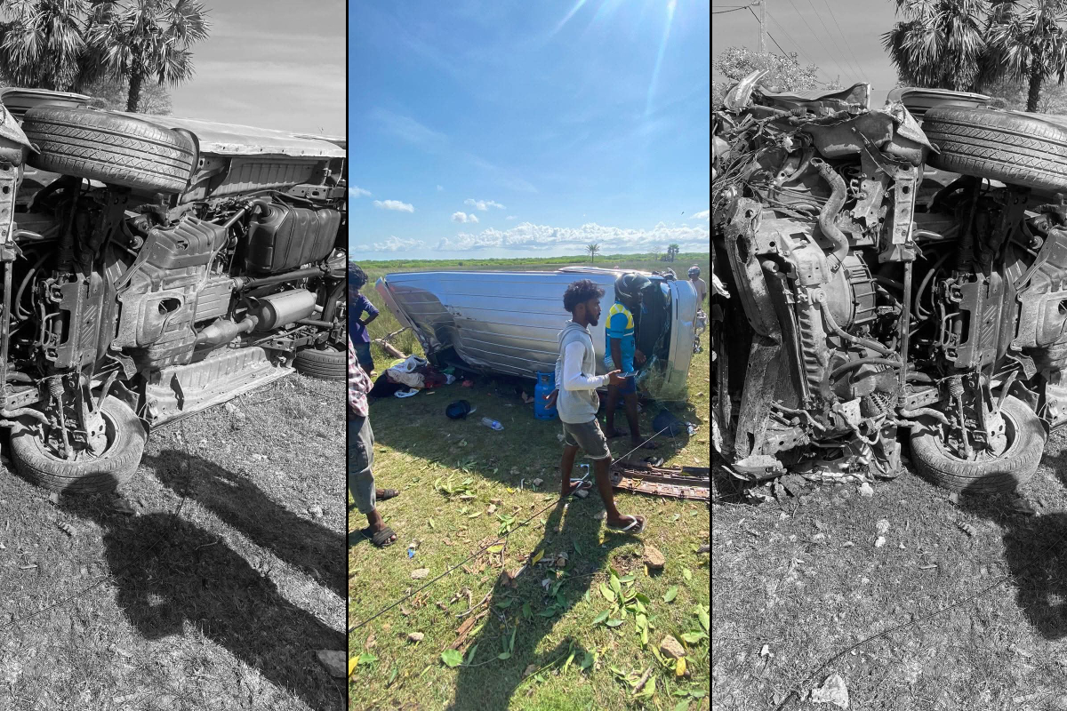 யாழில் கோர விபத்து! தெய்வதீனமாக உயிர் தப்பிய 7 பேர் | Accident In Jaffna 7 People Survived