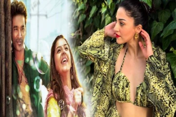 இப்படியும் ஒரு ஆடையா? பாம்பு தோல் உடையில் ஹொட் போஸ் கொடுத்த தனுஷ் பட நடிகை!