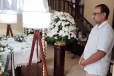 සිරගෙදර සිට ඇප ලබා කෙළින්ම පියාගේ දේහය අසලට ආ චමින්ද විජේසිරි
