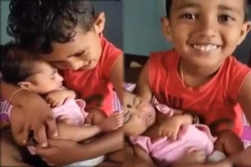 நகைக்காக கொலை செய்யப்பட்ட சிறுவன்: கடைசியாக தங்கையை கொஞ்சி விளையாடி சோக காணொளி!