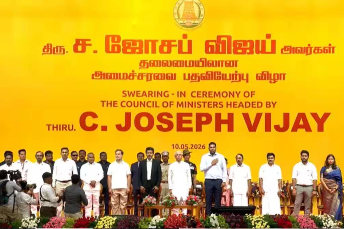 மீண்டும் தமிழ்த்தாய் வாழ்த்தை பின்னுக்கு தள்ளிய தவெக அரசு | Again Tamil Thai Vaalthu In 3Rd Position Tvk Govt