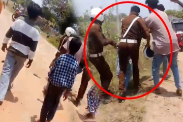 பணியில் ஈடுபட்டிருந்த பொலிஸாரை வீட்டுக்குள் இழுத்து சென்று தாக்குதல்; தமிழர் பகுதியில் சம்பவம்