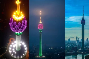 தாமரை கோபுரத்தை பார்வையிட படையெடுக்கும் மக்கள்