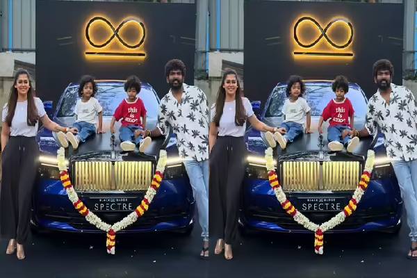 நயன்தாராவுக்கு ரூ. 10 கோடி ரோல்ஸ் ராய்ஸ் காரை பரிசளித்த விக்னேஷ் சிவன்! | Vignesh Shivan Gifts Rolls Royce Car To Nayanthara நயன்தாராவுக்கு ரூ. 10 கோடி ரோல்ஸ் ராய்ஸ் காரை பரிசளித்த விக்னேஷ் சிவன்! | Vignesh Shivan Gifts Rolls Royce Car To Nayanthara