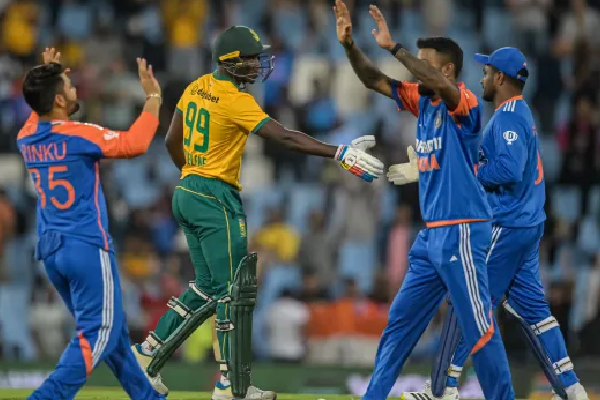 தென்னாபிரிக்க அணியை தோற்கடித்த இந்திய அணி | Indian Team Defeated South Africa Team