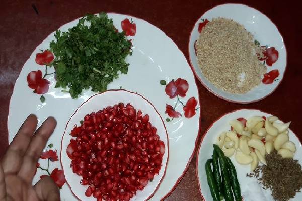 வெறும் 10 நிமிடங்களில் மாதுளை சட்னி - ஒரு முறை இப்படி செய்ங்க | How To Make Pomegranate Chutney Recipe