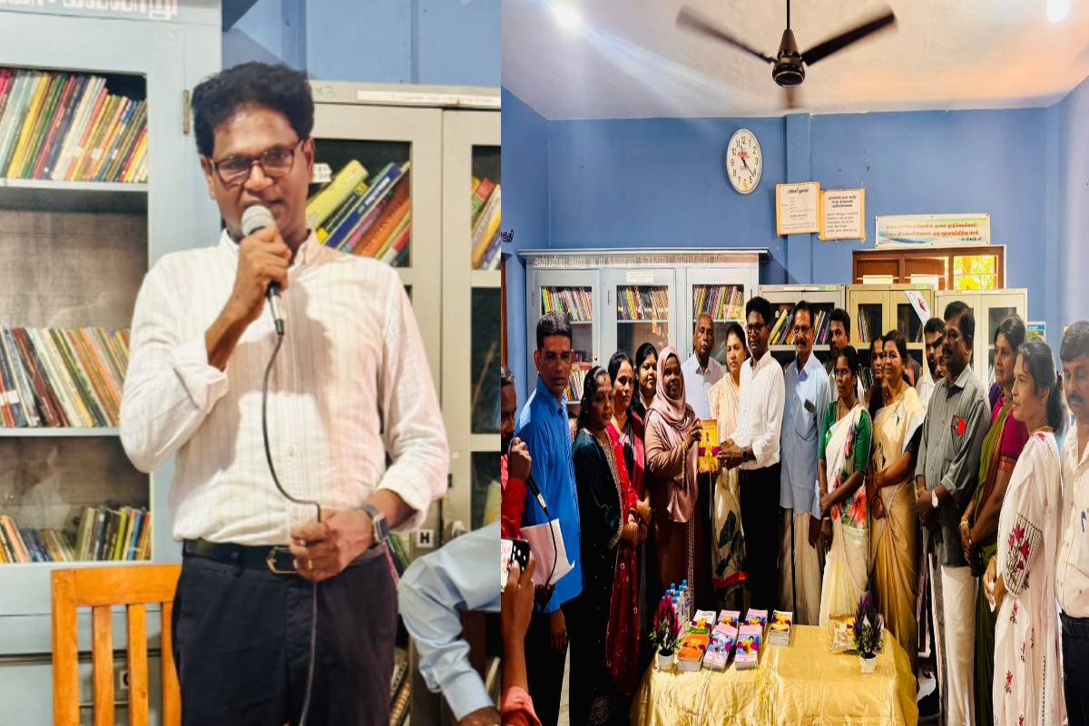ஒரு கோடி ரூபாய் மதிப்பில் 25,000 நூல்கள்: கிழக்கு நூலகங்களுக்கு கல்லாறு சதீஷின் அன்பளிப்பு! | 25 000 Books Kallaru Satheesh S Gift To Libraries ஒரு கோடி ரூபாய் மதிப்பில் 25,000 நூல்கள்: கிழக்கு நூலகங்களுக்கு கல்லாறு சதீஷின் அன்பளிப்பு! | 25 000 Books Kallaru Satheesh S Gift To Libraries