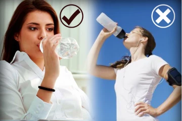 நின்று கொண்டே தண்ணீர் குடிச்சா  இவ்வளவு ஆபத்து வருமாம்.... இனி இந்த தவறுகளை எல்லாம் செய்ய வேண்டாம்!