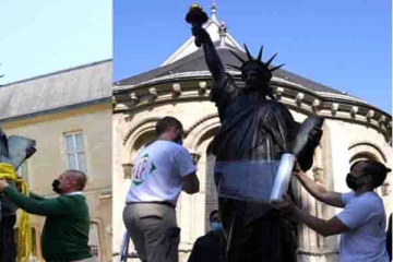 அமெரிக்காவுக்கு சுதந்திர தேவியின் சிலையை பரிசாக அனுப்பும் பிரபல  நாடு