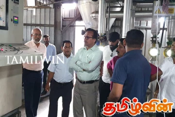 அச்சுவேலி கைத்தொழில் பேட்டையினை பார்வையிட்ட அமைச்சர் குழாம்