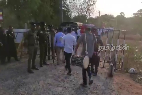 யாழில் தையிட்டி விகாரைக்கு எதிராக தொடரும் போராட்டம் | Tahiti Tissa Temple Protests Continue In Jaffna