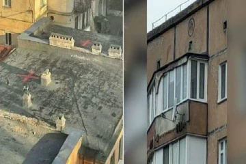 கட்டடங்களை ‘X’ குறியீட்டினால் அடையாளப்படுத்தி வெடிகுண்டுகளால் தகர்த்தெறியும் ரஷ்யா