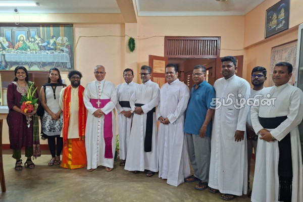 சுவிற்சர்லாந்திலுள்ள பல்சமய இல்லம் தொடர்பாக மன்னார் ஆயருடன் கலந்துரையாடல் | Meeting Bishop Of Mannar Multi Faith House Swiss