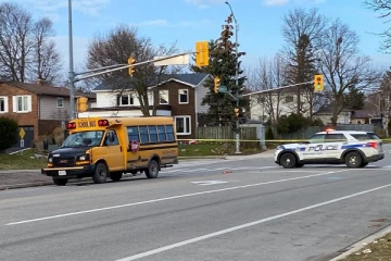 கனடாவில் 12 வயது சிறுமி மீது மோதிய பள்ளி பேருந்து! வெளியான சம்பவ இடத்தின் புகைப்படம்