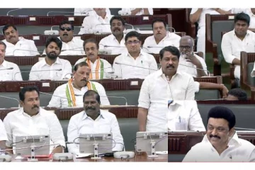 மத்திய அரசிடம் பணம் வாங்கி கொடுங்க நயினாருக்கு கோரிக்கை விடுத்த அப்பாவு சிரிப்பலையில் முதலமைச்சர்..!