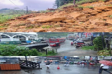 தியகல - நோட்டன் வீதியில் மண்சரிவு - பொது போக்குவரத்து முற்றாக தடை