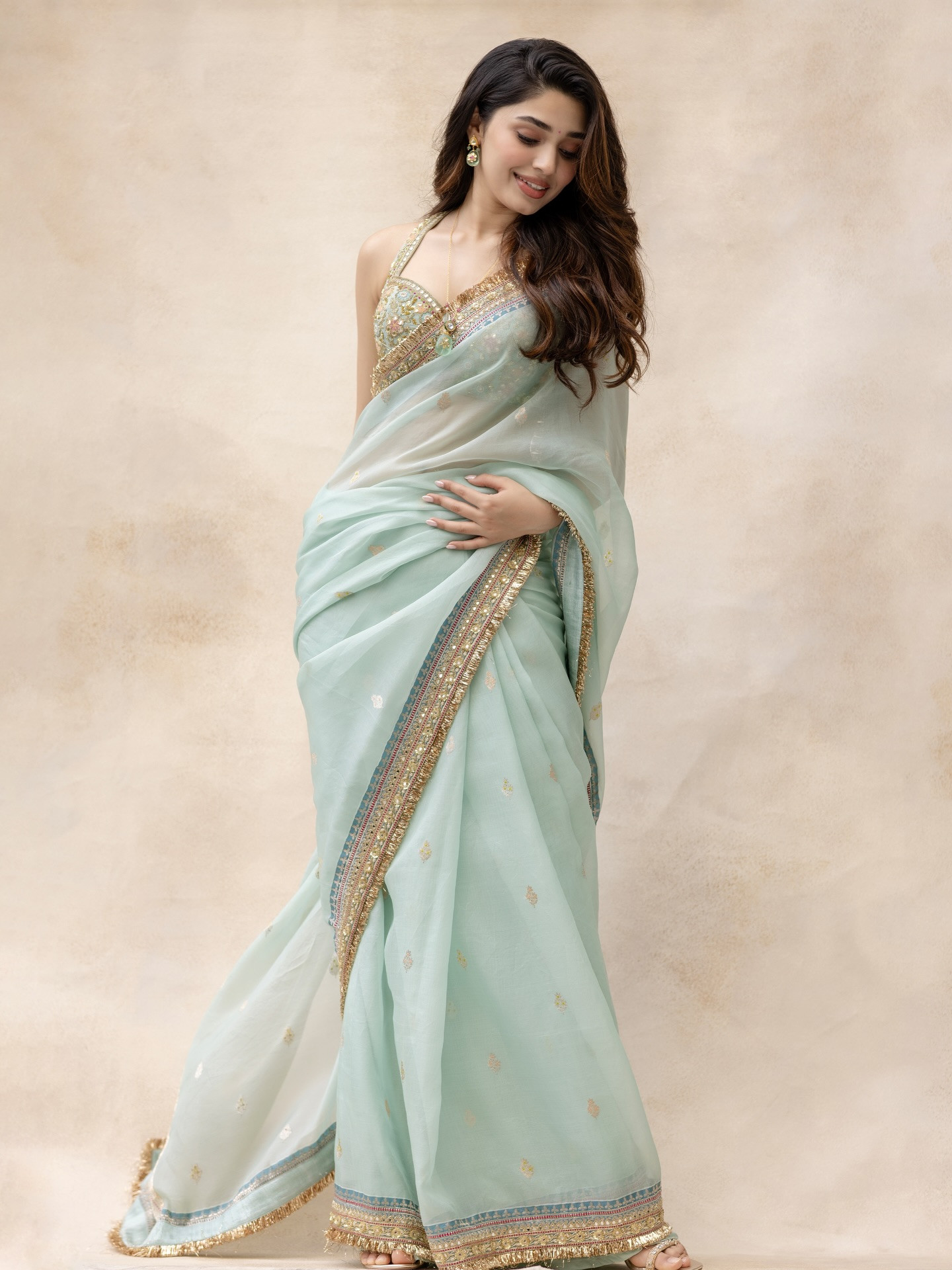 க்ரித்தி ஷெட்டி சேலையில் அழகிய போட்டோஷூட் 6 Gallery