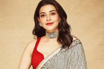 காஜல் அகர்வால் சேலையில் அசத்தல் போட்டோஷூட்