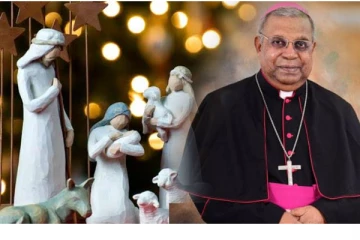 துன்பப்படும் மக்களுக்கு இயேசுவின் பிறப்பு பேரொளியாக அமைய வேண்டும்:மன்னார் மறைமாவட்ட ஆயர்