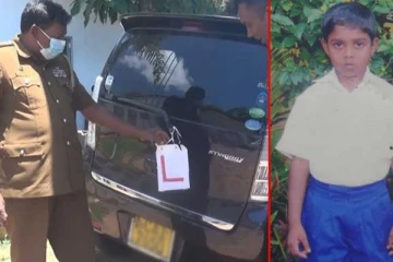 පාසල් සිසුවාගේ බයිසිකලය යට කර දිවි අහිමි කල ඇග හිරිවැටෙන අනතුර..(VIDEO)