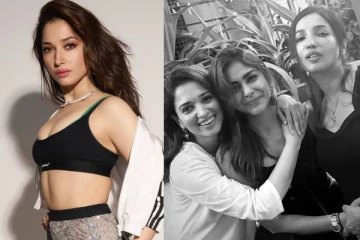 நடிகைகளுடன் இரவு பார்ட்டியில் நடிகை தமன்னா..புகைப்படங்கள் இதோ..