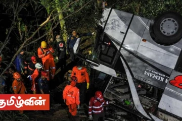 இந்தோனேஷியாவில் மாணவர்களை ஏற்றிச்சென்ற பேருந்து விபத்துக்குள்ளானதில் 27 பேர் பலி - இப்படிக்கு உலகம்