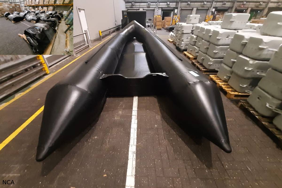 migrant smugglers using mega dinghies to reach uk
