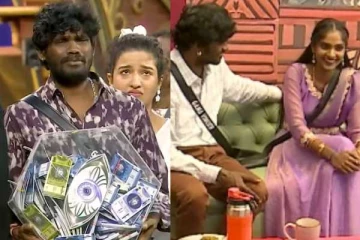 பணப்பெட்டியோடு வெளியேறிய கானா வினோத்!! மனைவி பாக்யா போட்ட பதிவு..