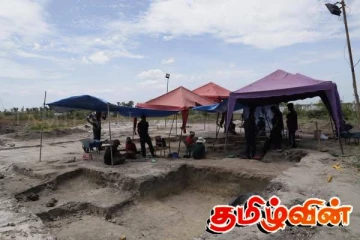 செம்மணியில் கால்கள் மடிக்கப்பட்டு அமர்ந்த நிலையில் மீட்கப்பட்ட என்புக்கூடு