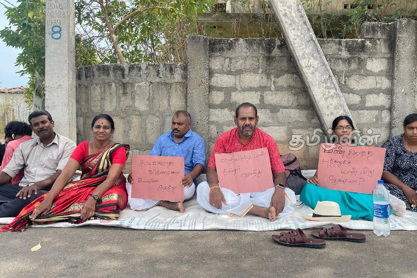 யாழில் தையிட்டி விகாரைக்கு எதிராக தொடரும் போராட்டம் | Tahiti Tissa Temple Protests Continue In Jaffna