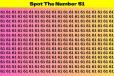 Optical illusion: கண்பார்வையை சோதிக்கலாம் இந்த படத்தில் '51' எங்கே உள்ளது?