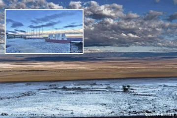 பனியால் மூடிய உலகின் வறண்ட பாலைவனம்! வைரலாகும் வீடியோ