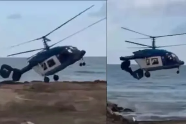 இரண்டு துண்டாகி விழுந்து நொருங்கிய ஹெலிகாப்டர் ; 5 பேர் பலி்; அதிர்ச்சி தரும் காணொளி | Helicopter Crashes And Breaks Into Two Pieces