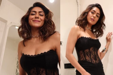 வேற லெவல் கிளாமர் உடையில் நடிகை மிருனாள் தாகூர்.. ஹாட் புகைப்படங்கள்