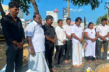 நாட்டில் நடைபெற்ற படுகொலைகளுக்கு அரசாங்கத்திடமிருந்து எந்தவிதமான நீதியும் கிடைக்கவில்லை: தி.சரவணபவன் (Photos)