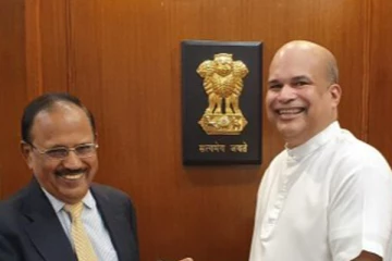 மிலிந்தவிற்கும், இந்தியாவின் தேசிய பாதுகாப்பு ஆலோசகருக்கும் இடையில் சந்திப்பு