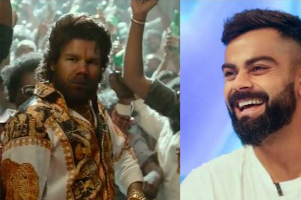 மகாபிரபு நீங்க இங்கேயும் வந்துட்டீங்களா '' -  வார்னரை கலாய்த்த விராட் கோலி, வைரலாகும்  வீடியோ - தமிழ்நாடு