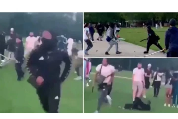 லண்டனில் அலறி ஓடிய மக்கள்! பூங்காவில் விரட்டி விரட்டி குத்தப்பட்ட  இளைஞன்: கமெராவில் சிக்கிய அதிர்ச்சி காட்சி