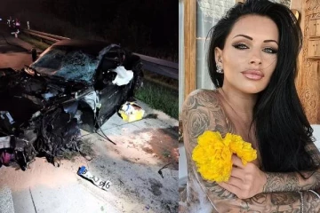 ஜேர்மனியில் அதிவேகத்தில் காரில் பயணித்த அழகிக்கு நேர்ந்த பரிதாபம்