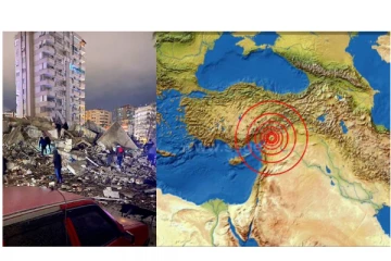 துருக்கியில் மீண்டும் சக்திவாய்ந்த நிலநடுக்கம் - மக்கள் அலறி அடித்துக் கொண்டு ஓட்டம்..! அதிர்ச்சி வீடியோ...!
