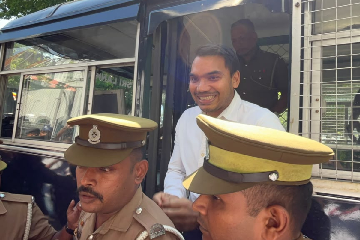 நாமல் ராஜபக்சவுக்கு மீண்டும் விளக்கமறியல்! | Mp Namal Rajapaksa Brought To Court Today